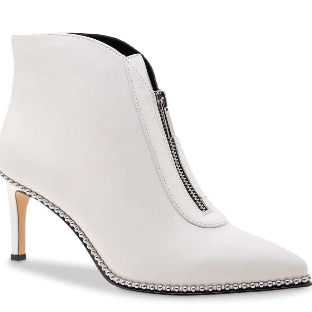 Elegant White Ankle Boots